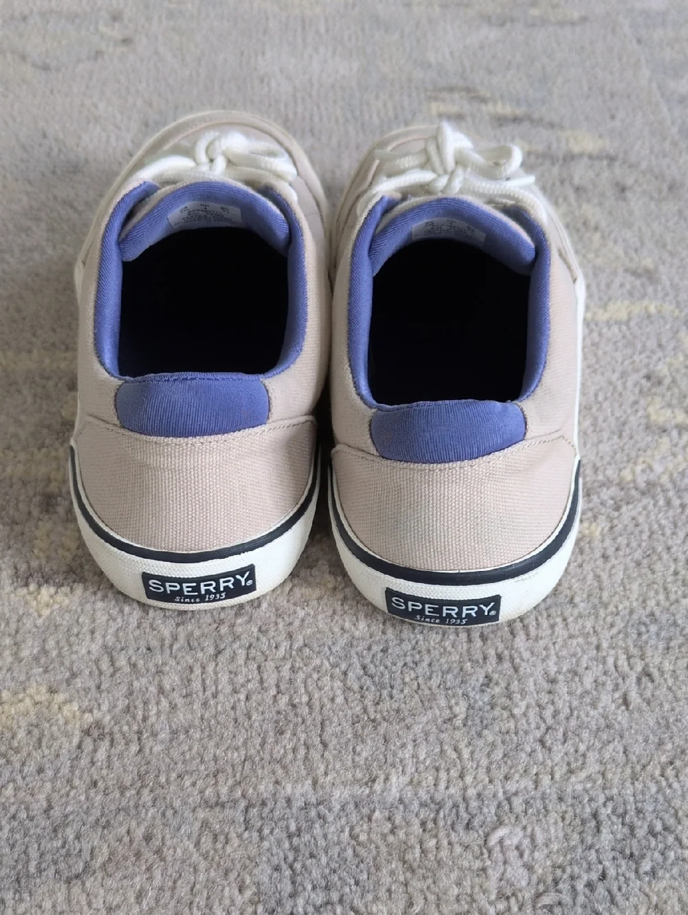 Sperry Tan Canvas Shoes